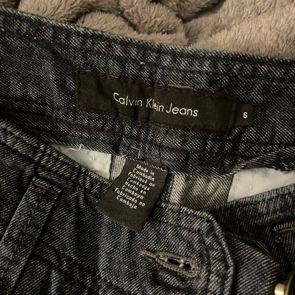Calvin Klein Size 6 Wide Leg Jeans - NWT - Picture 2 of 5